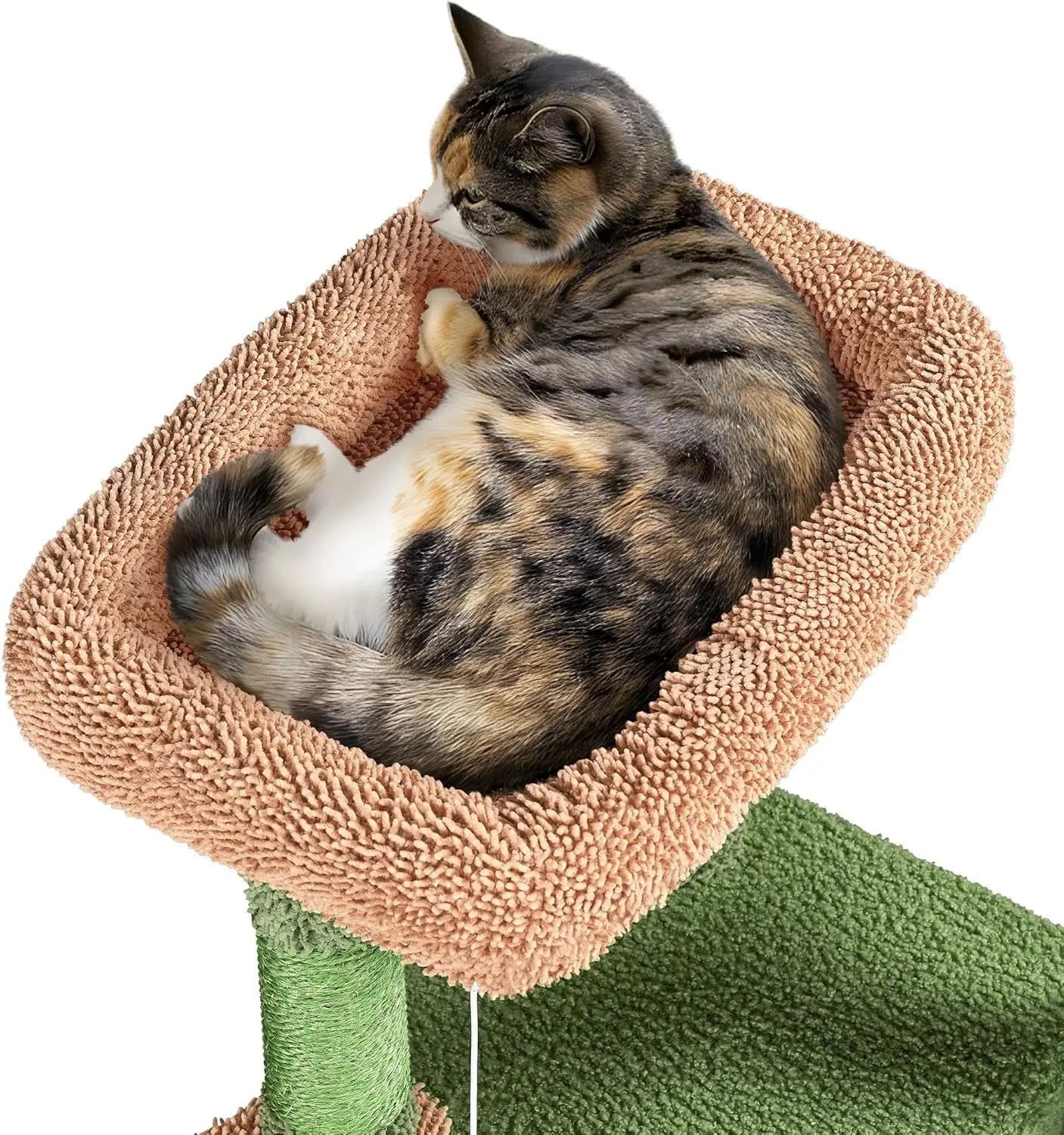 42" Multi Level Cat Cactus Tree/ Scratching Post for Indoor Cats-