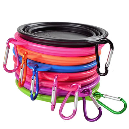 Collapsible Silicone Dog Bowls-